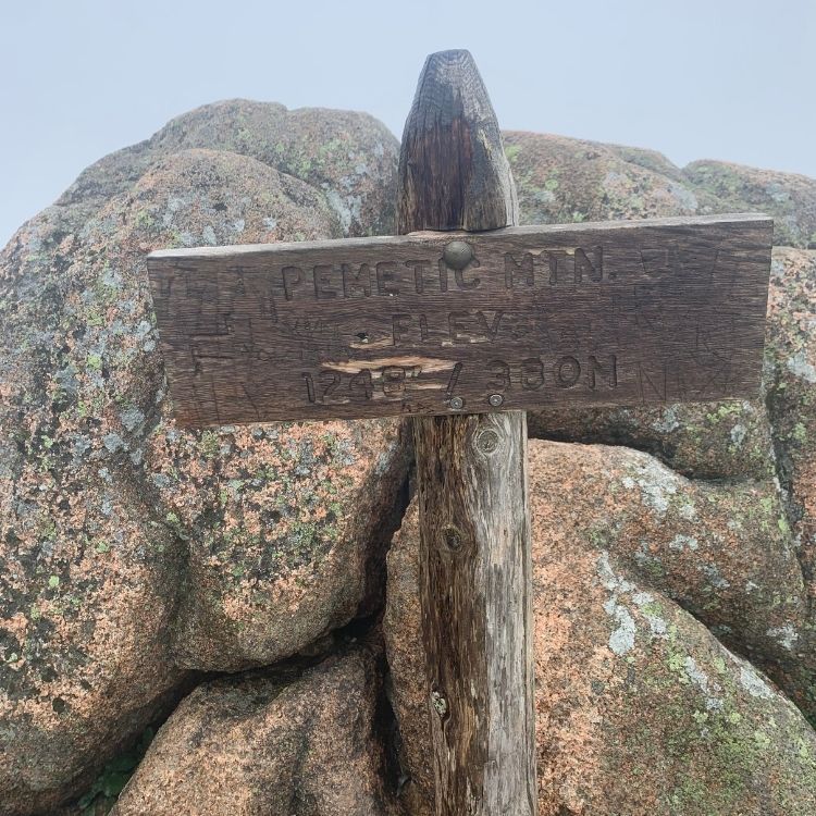 Pemetic Mountain Peak Sign
