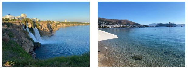 Waterfalls and Bodum Beach